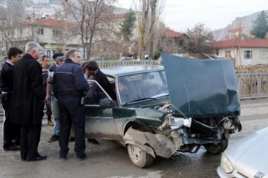 Beypazarı'nda Trafik Kazası: 1 Yaralı
