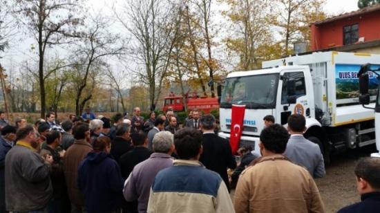 Ulus'ta Yeni Çöp Aracı Ve Arazöz Hizmete Başladı