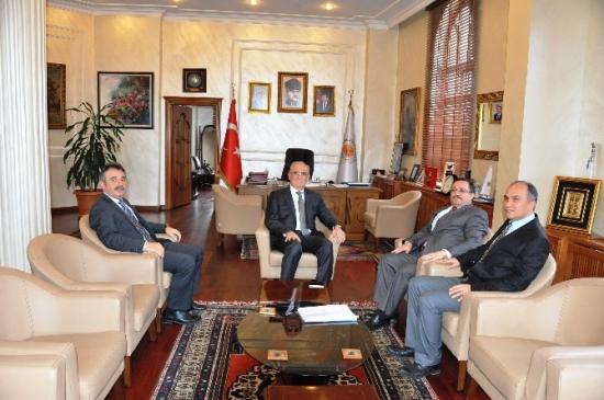 Kaymakam Atlamaz Başkan Yılmaz'ı Ziyaret Etti