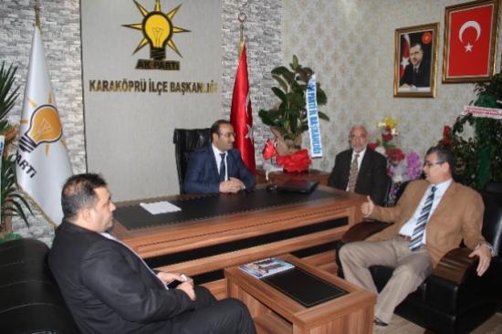 Başkan Güvenç'ten Yeni İlçe Başkanına 'hayırlı' Olsun Ziyareti