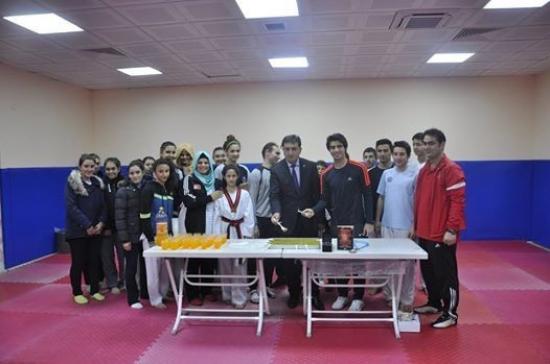 Eskici'den Taekwando Avrupa Şampiyonu Yunus Emre Sayan'a Ziyaret