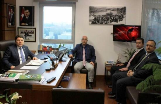 İlçe Başkanları Milletvekili Tunç'u Ziyaret Etti