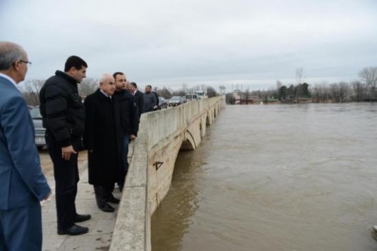 Edirne Valisi Şahin Taşkın Bölgelerinde İncelemelerde Bulundu