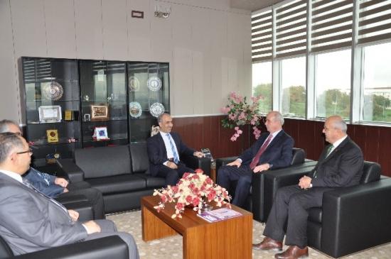 Kaplan'dan Rektör Çelebi'ye Ziyaret