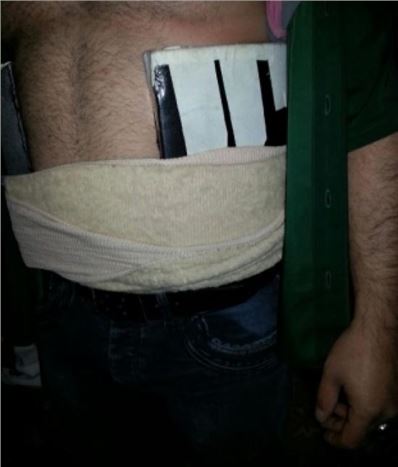 İranlı Şahsın Bel Korsesinde Uyuşturucu Çıktı