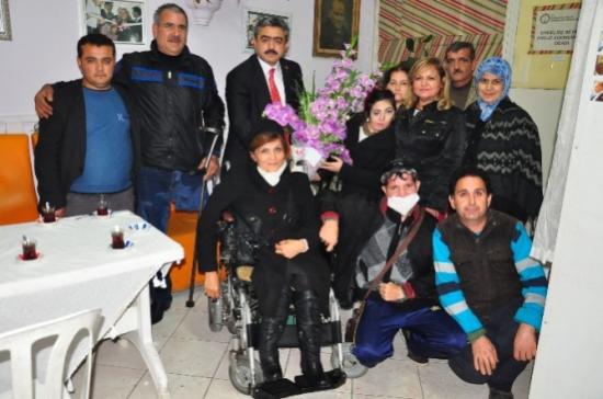 Başkan Alıcık Engellileri Ziyaret Etti