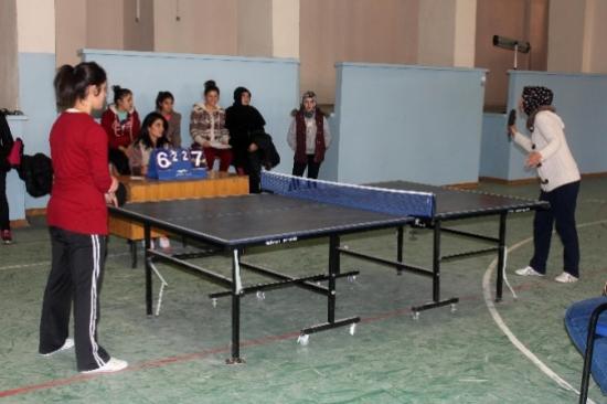 Ağrı'da Masa Tenisi İl Birinciliği Sona Erdi