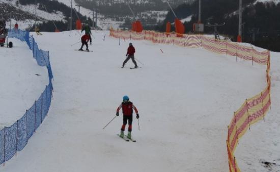 Palandöken'de Suni Karda Kayak Keyfi