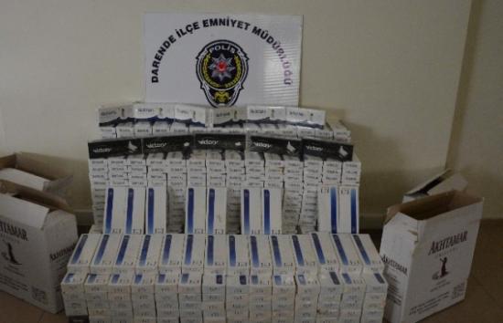 Kaçak Sigara Ele Geçirildi