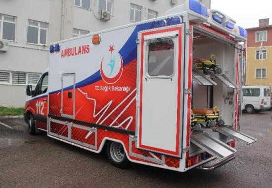 Karabük'e 450 Bin Tl'lik Çoklu Acil Yardım Ambulansı