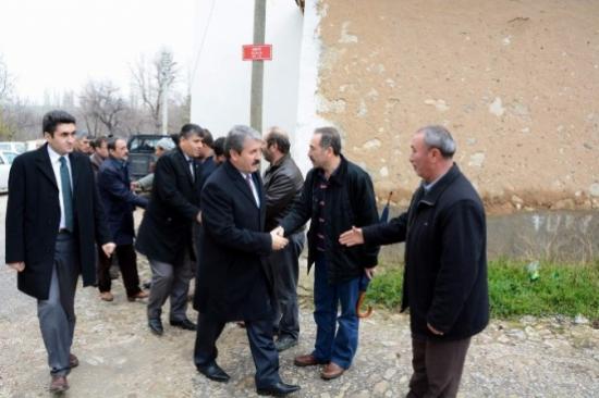 Bbp Genel Başkanı Destici Gümüşkonak'ta Cenaze Törenine Katıldı