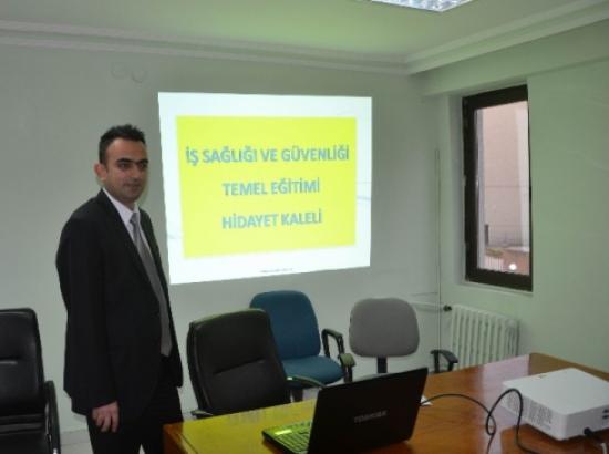 Ereğli Belediyesi Personeline İş Sağlığı Eğitimi