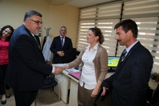 Kırklareli Belediye Başkanı Kesimoğlu Belediye Personeli Bayramlaştı