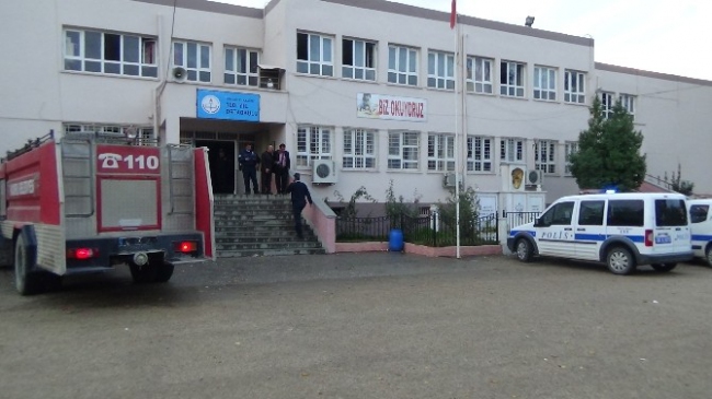 İlkokulda Yangın Çıktı