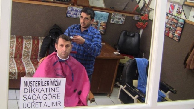 Artvinli Berberin İlginç Kampanyası