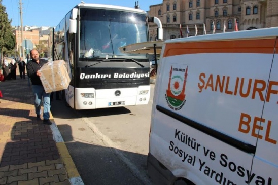 Çankırı'dan Suriyeli Mültecilere Yardım