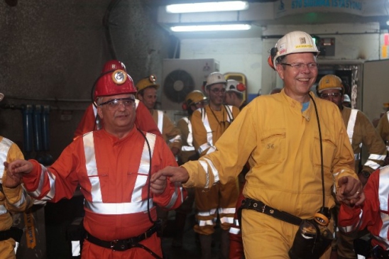 Yerin 600 Metre Altında Yılbaşı Kutlaması