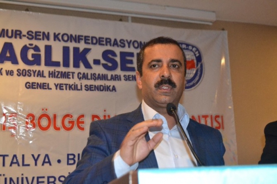 Sağlık-Sen Genel Başkanı Memiş Osmaniye'de