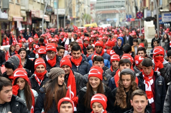 Gümüşhane'de Binlerce Kişi Sarıkamış İçin Yürüdü