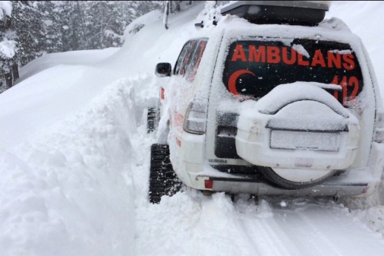 Gümüşhane'de Beyaz Melekler İşbaşında