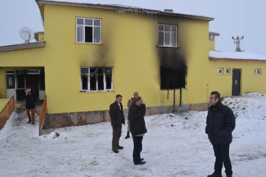 Muş Kayak Evi Yakıldı