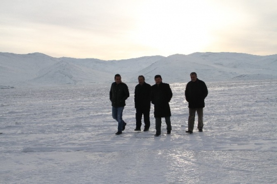 Çıldır'da Atlı Kızak Keyfi Başladı