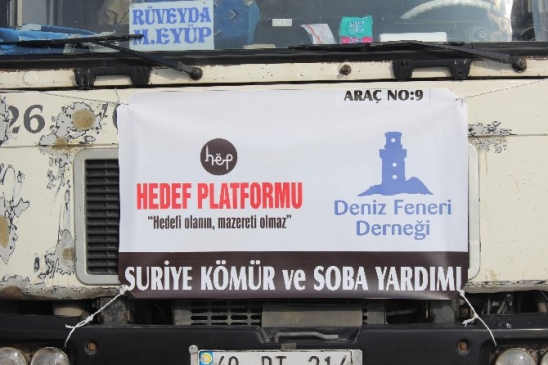 Suriye'ye 470 Ton Kömür Bin 500 Adet Soba Ve Borusu Gönderildi