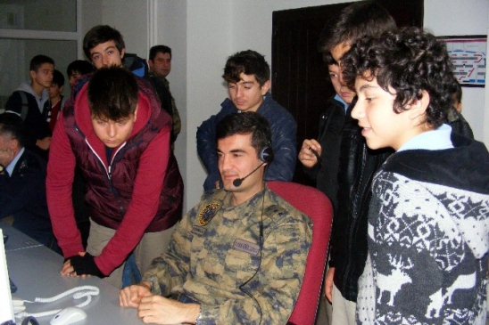 Datça Hava Radar Mevzi Komutanlığı Öğrencileri Ağırladı