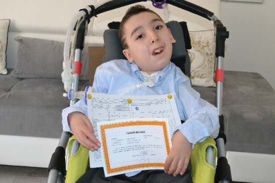 Engelli Ege'nin Karne Sevinci