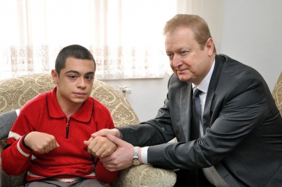 Gümüşhane'de Evde Eğitim Gören Öğrenciler Karnelerini Aldı