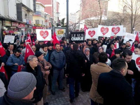 Kütahya'da Hz. Peygambere Saygı Yürüyüşü