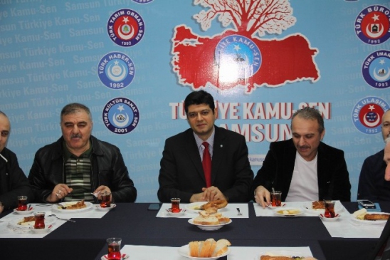 Kamu-Sen Yöneticileri Kahvaltıda Buluştu