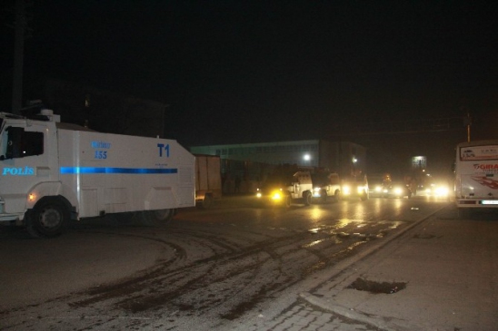 Gaziantep'te İzinsiz Gösteriye Polisten Müdahale