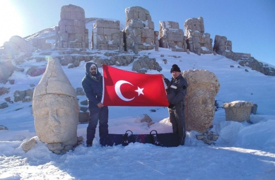 Nemrut Dağı'nda Kayak Keyfi