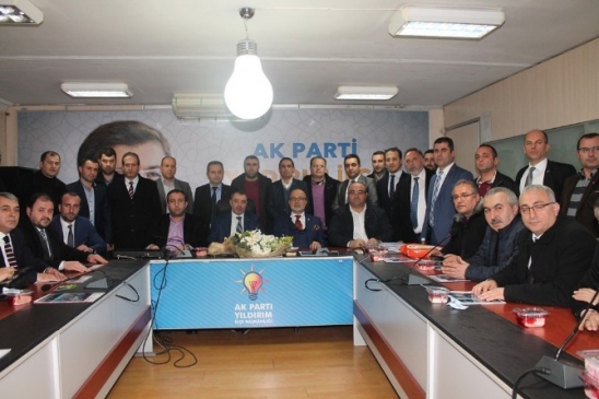 AK Parti Osmangazi'den AK Parti Yıldırım'a Ziyaret