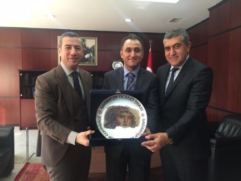 Gaziantep Vergi Dairesi Başkanı Çember'den GTO'ya Veda Ziyareti