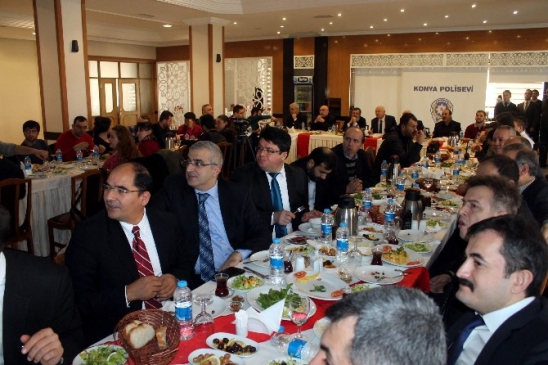 Konya Emniyet Müdürü Hüseyin Namal'dan Veda Toplantısı