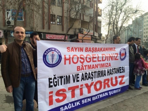 Sağlık-Sen'in 'batman'a Eğitim Araştırma Hastanesi İstiyoruz'' Kampanyası