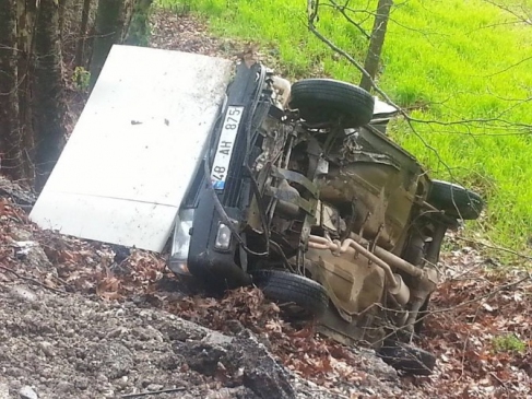 Ula'da Trafik Kazası 2'si Ağır 4 Yaralı