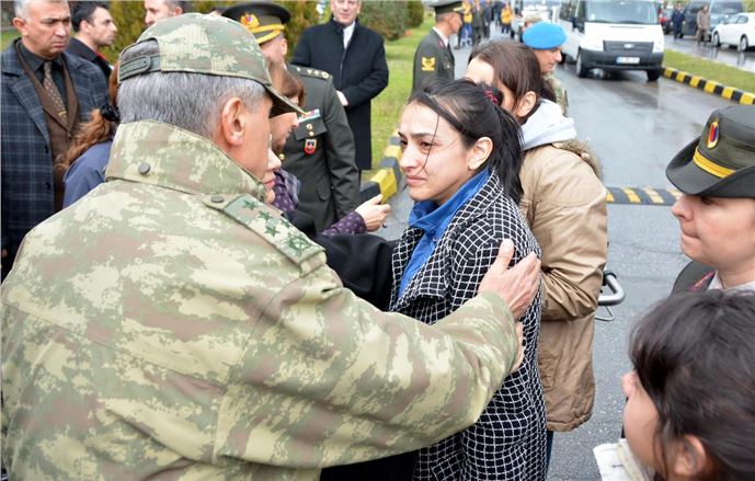 Aydın'da şehit düşen asker