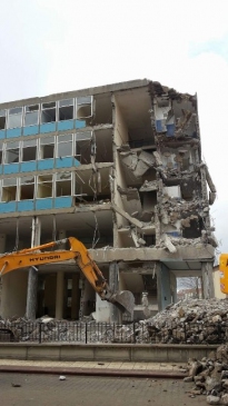 Eski Hükümet Binası Yıkım İşlemleri Başladı