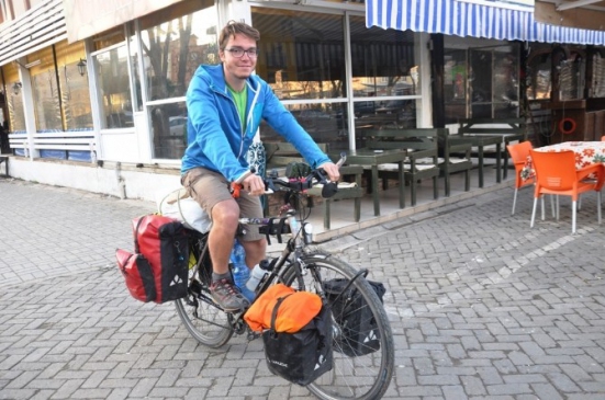 (Özel Haber) Bisikletiyle Dört Ayda 14 Ülke Dolaştı