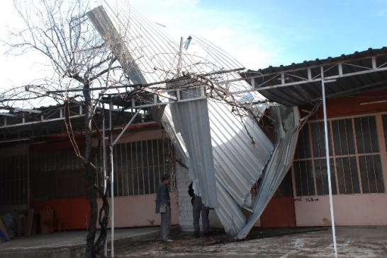 Hortum Didim Sanayi Sitesini Vurdu