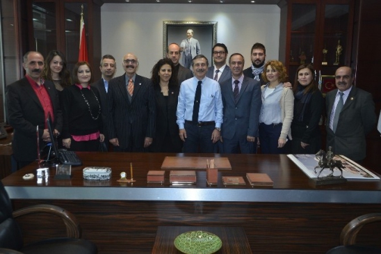 CHP'nin Yeni Yönetiminden Başkan Ataç'a Ziyaret