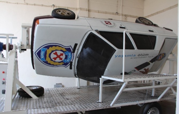 Fü'den Elazığ Emniyetine Çarpma Ve Takla Simülatör Cihazı