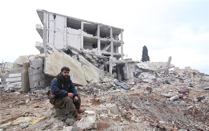 Gazeteciler, Kobani'yi görüntüledi