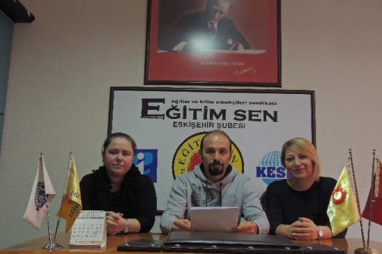 Eğitim-Sen Eskişehir Şubesinden Soruşturma Tepkisi