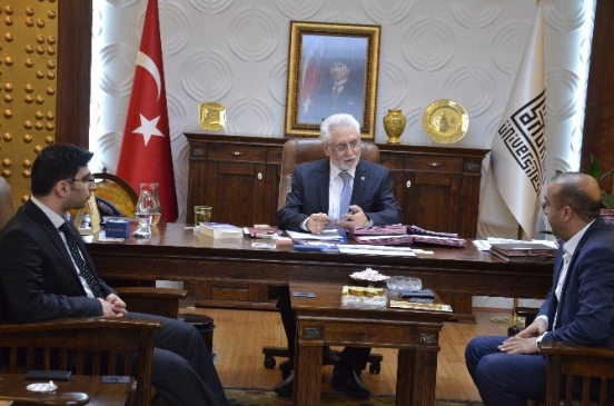 Marmed'den Rektör Ağırakça'ya Hayırlı Olsun Ziyareti