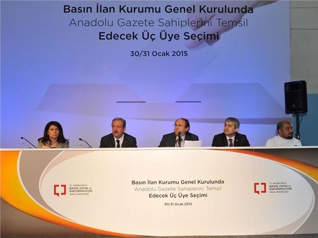 Basın İlan Kurumunda Anadolu gazeteleri temsilci seçimi