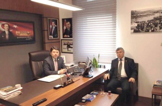 Başkan Sayın'dan Milletvekili Tunç'a Yatırım Teşekkürü